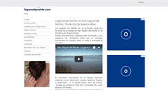 Desktop Screenshot of lagunademonte.com